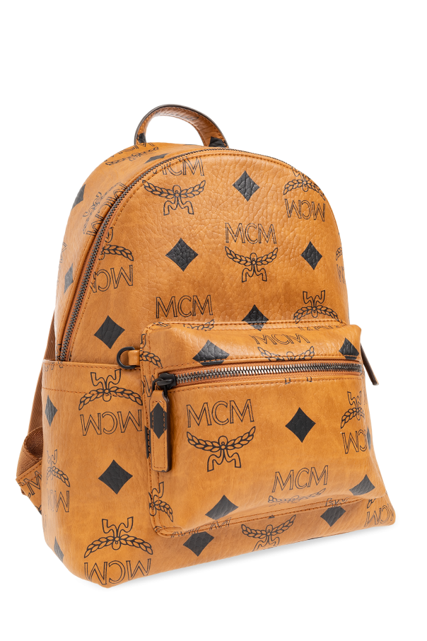 Brown Backpack with logo MCM Christian Dior pre owned Rasta Trotter Saddle shoulder bag Brown Biname fmedShops Ghana